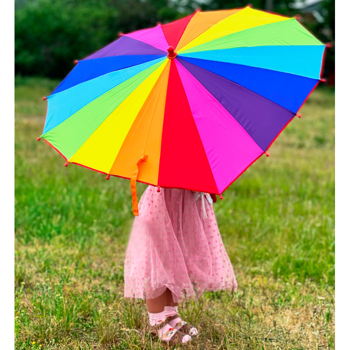Дитяча парасолька Fulton C932 Heart Junior Rainbow Heart (Райдужне серце)