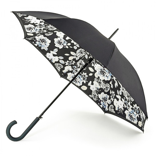 Женский зонт-трость Fulton Bloomsbury-2 L754 - Mono Floral (Цветы) 
