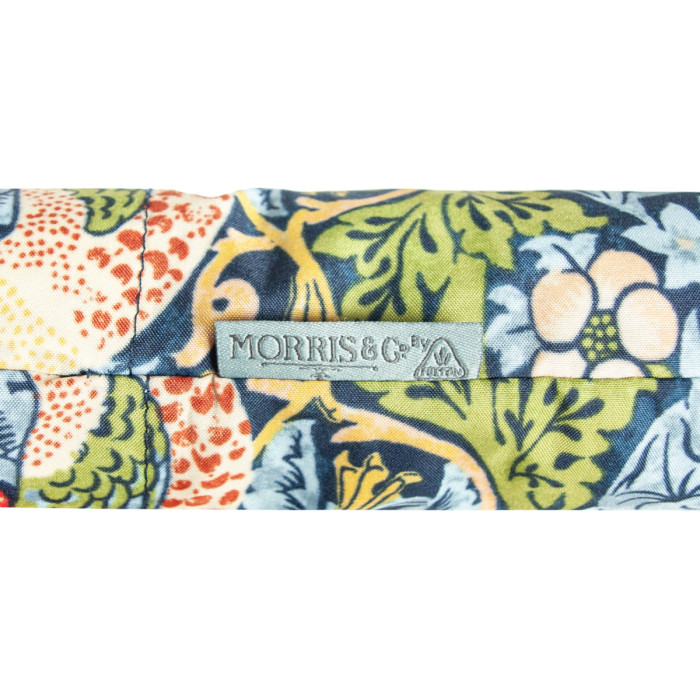 Жіноча парасолька Fulton L907 Morris & Co. Minilite-2 UV Strawberry Thief (Полуничний злодій)
