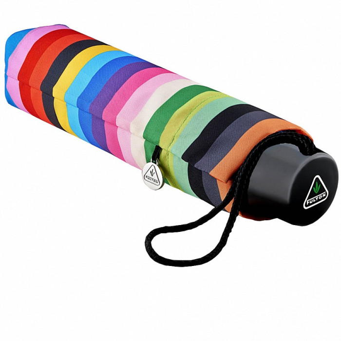 Жіноча парасолька Fulton L354 Minilite-2 Retro Stripe (Ретро полоса)