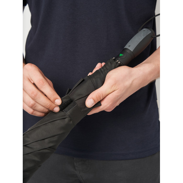 Мужской зонтик антишторм Fulton Vortex G941 Black (Черный)