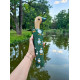 Женский зонт Fulton L926 Curio-2 UV Green Duck (Зеленая утка)
