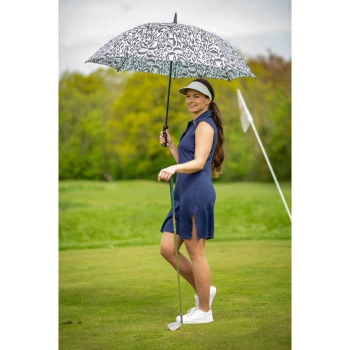 Парасолька гольфер жіноча Fulton S925 Fairway Ladies Golf-2 Chic Leopard (Шикарний леопард)