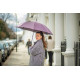 Женский зонт-трость класса Люкс Fulton Diamond L850 Princess UV Pink Foulard (Принцесса)
