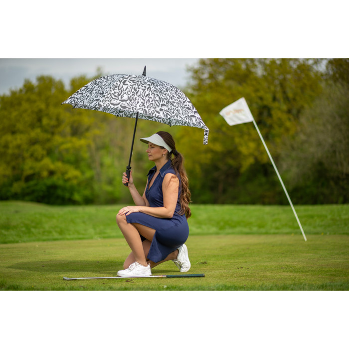 Парасолька гольфер жіноча Fulton S925 Fairway Ladies Golf-2 Chic Leopard (Шикарний леопард)