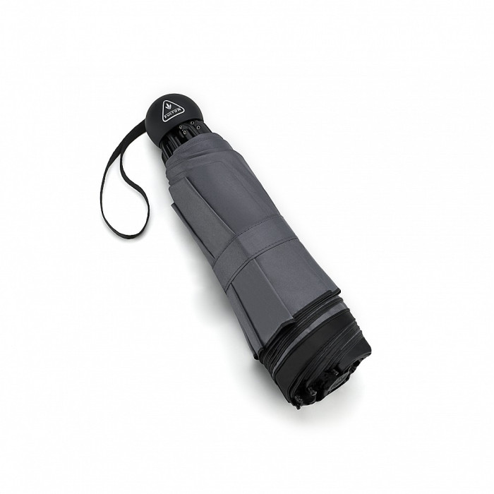 Женский зонт Fulton L930 Mini Invertor-1 UV Black & Charcoal (Черно-угольный)