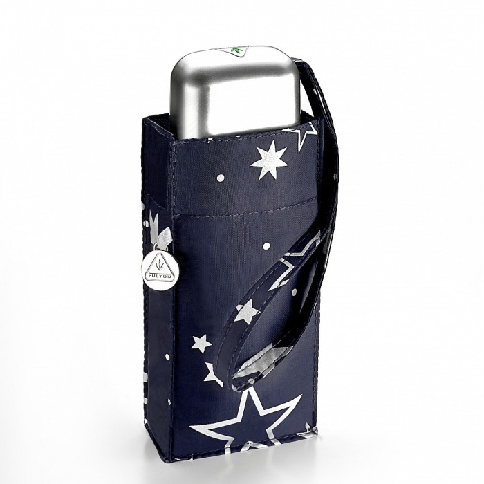 Жіноча міні (кишенькова) парасолька Fulton L501 Tiny-2 Night Sky (Нічне небо)