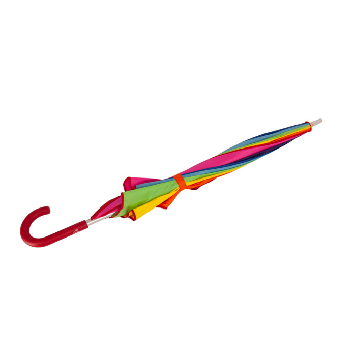 Парасолька жіноча Fulton L909 Heart Walker-1 UV Rainbow (Веселка)