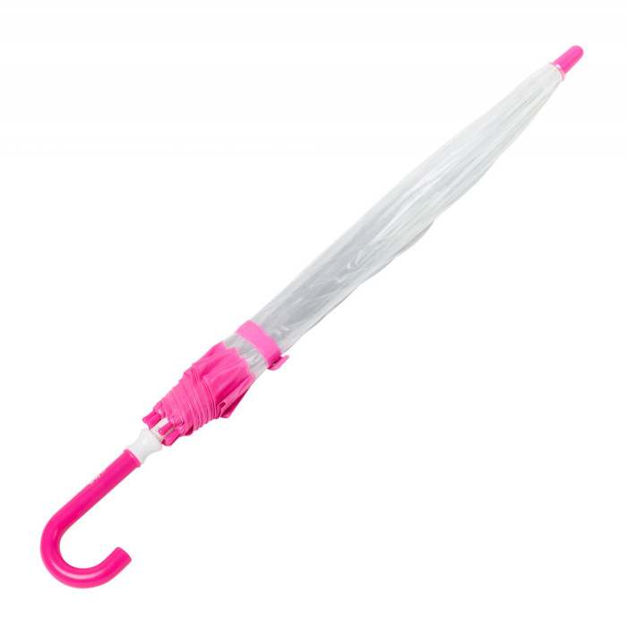 Детский зонт-трость прозрачный Fulton Funbrella-2 C603 Pink (Розовый)