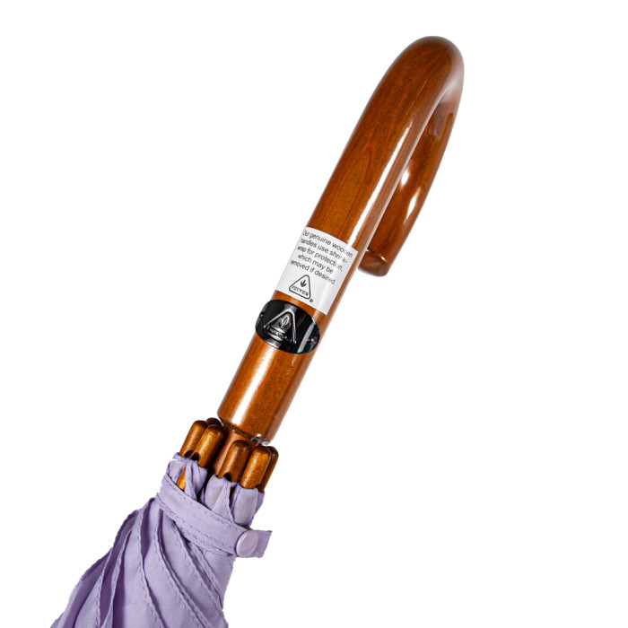 Женский зонт-трость Fulton L908 Kensington UV Pale Lilac (Лиловый)