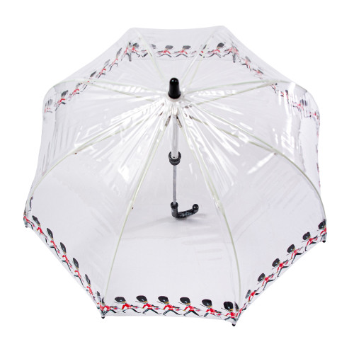 Детский зонт-трость прозрачный Fulton Funbrella-4 C605 Guards (Солдатики)