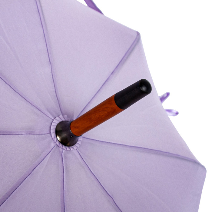 Женский зонт-трость Fulton L908 Kensington UV Pale Lilac (Лиловый)