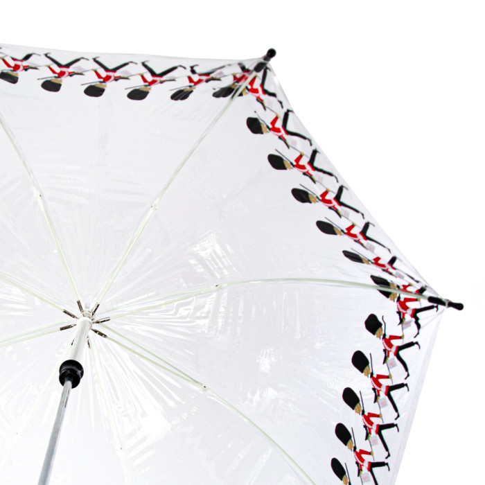Детский зонт-трость прозрачный Fulton Funbrella-4 C605 Guards (Солдатики)