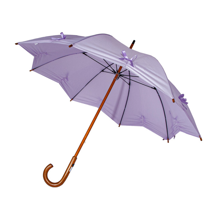 Женский зонт-трость Fulton L908 Kensington UV Pale Lilac (Лиловый)