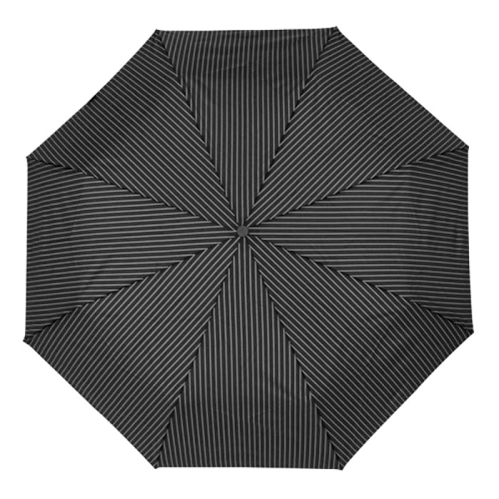 Чоловіча парасолька Fulton Chelsea-2 G818 Black Steel (Чорний із сірим)