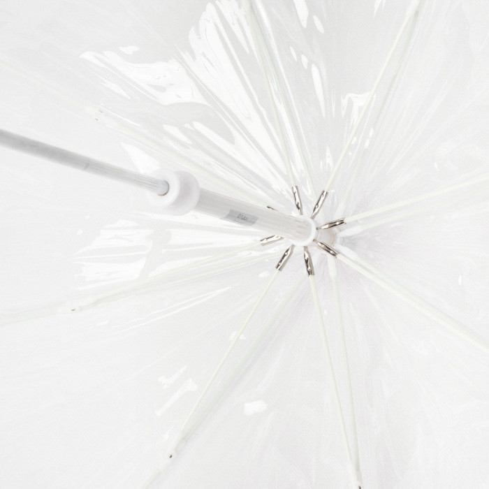 Дитяча парасолька-тростина прозора Fulton Funbrella-2 C603 Silver (Срібний)