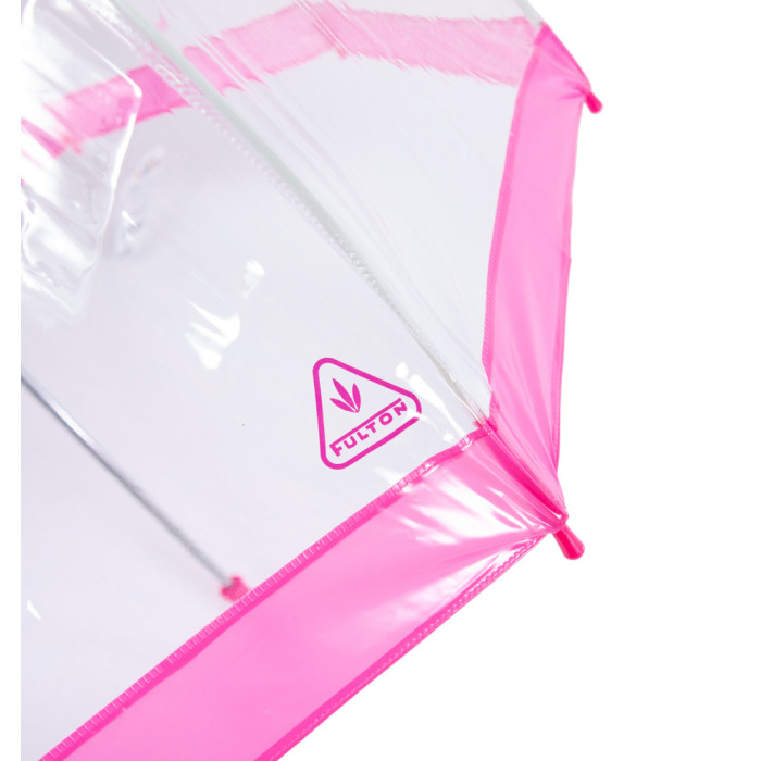 Детский зонт-трость прозрачный Fulton Funbrella-2 C603 Pink (Розовый)