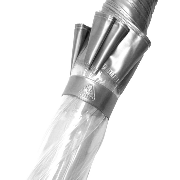Дитяча парасолька-тростина прозора Fulton Funbrella-2 C603 Silver (Срібний)