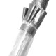 Детский зонт-трость прозрачный Fulton Funbrella-2 C603 Silver (Серебряный)