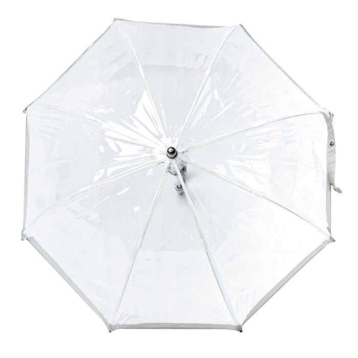 Детский зонт-трость прозрачный Fulton Funbrella-2 C603 Silver (Серебряный)