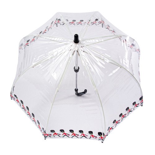 Детский зонт-трость прозрачный Fulton Funbrella-4 C605 Guards (Солдатики)