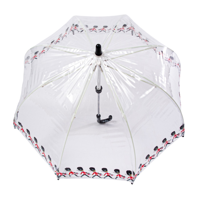 Дитяча парасолька-тростина прозора Fulton Funbrella-4 C605 Guards (Солдатики)
