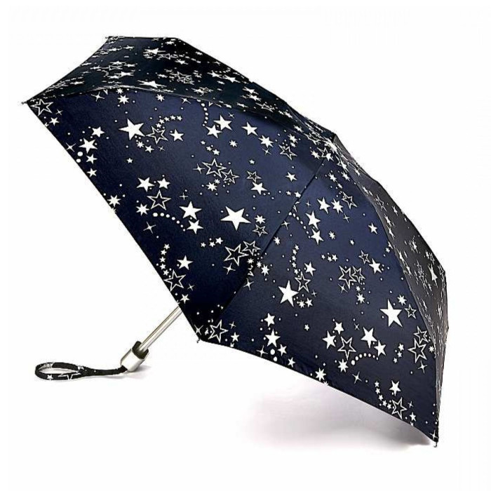 Жіноча міні (кишенькова) парасолька Fulton L501 Tiny-2 Night Sky (Нічне небо)