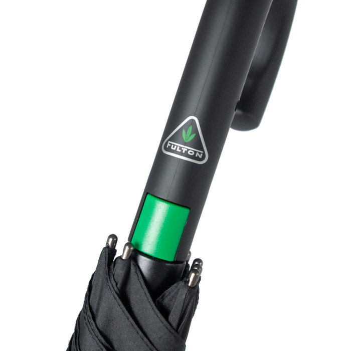 Мужской зонт-трость антишторм Fulton Typhoon-1 G844 Black (Черный)