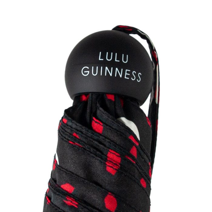 Женский зонт Lulu Guinness by Fulton Minilite-2 L869 Polka Lips (Горошек)