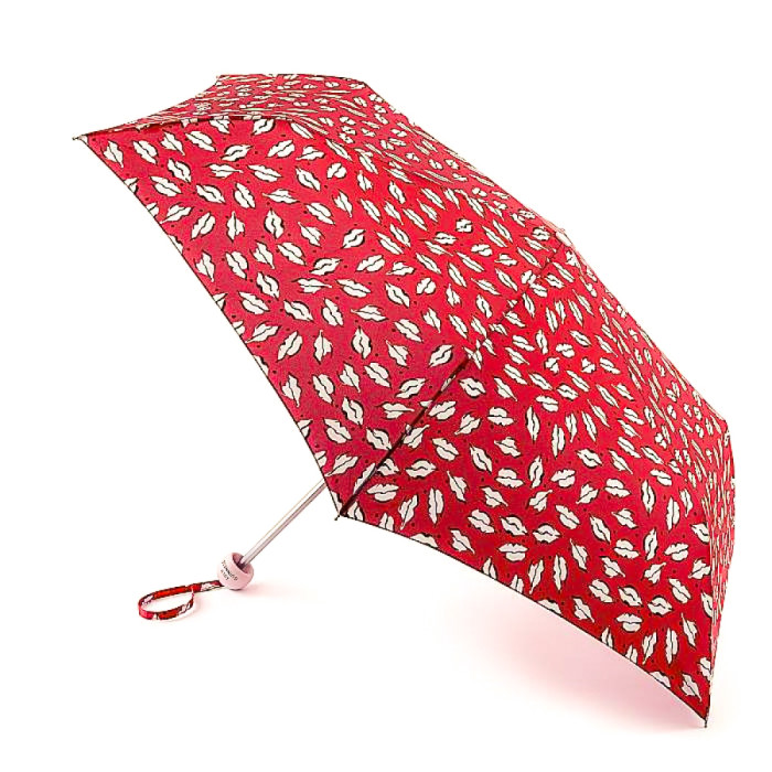 Женский зонт Lulu Guinness by Fulton Minilite-2 L869 Beauty Spot (Губы)