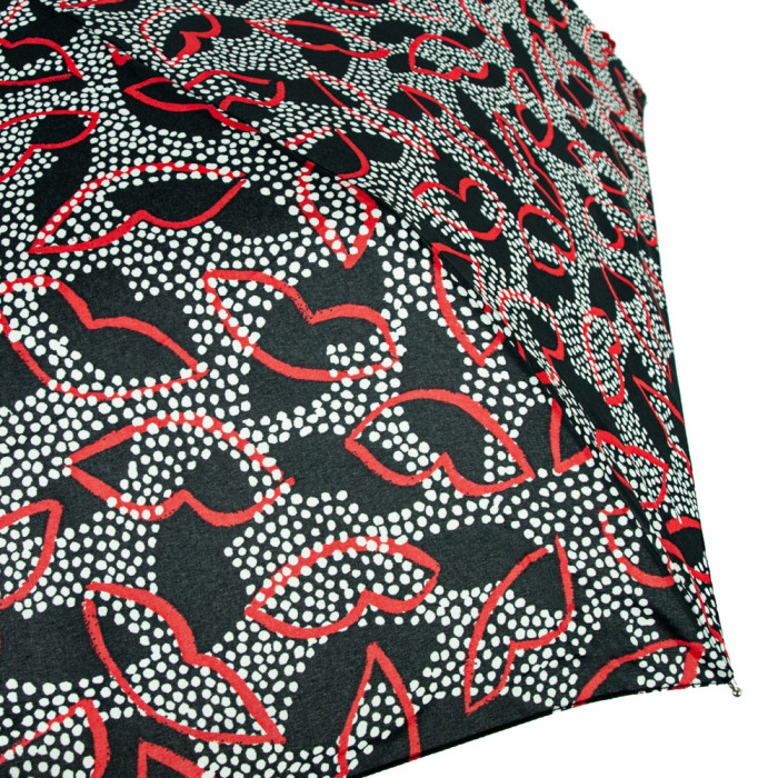 Женский зонт Lulu Guinness by Fulton Minilite-2 L869 Dotty Lips (Губы)