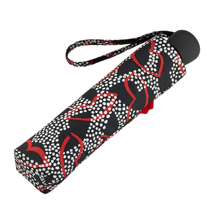 Женский зонт Lulu Guinness by Fulton Minilite-2 L869 Dotty Lips (Губы)