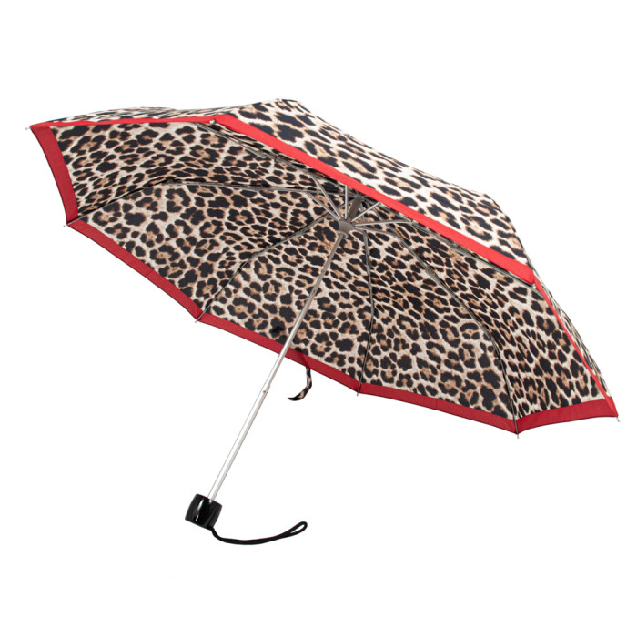 Жіноча парасолька Fulton Minilite-2 L354 Lusterous Leopard (Леопард)