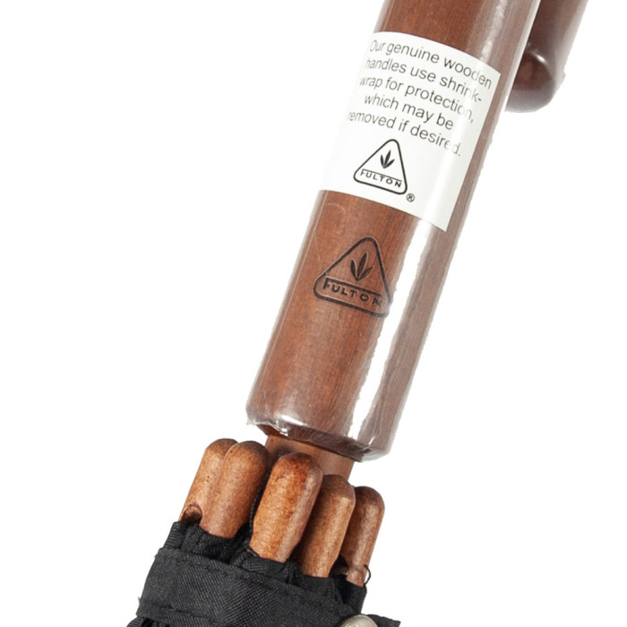 Парасолька-тростина Fulton Kensington-1 L776 Black (Чорний)