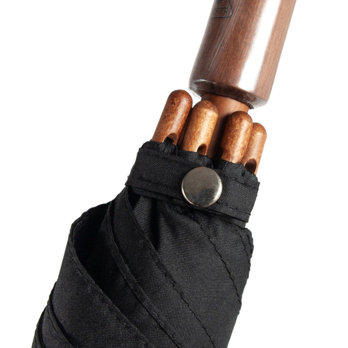 Парасолька-тростина Fulton Kensington-1 L776 Black (Чорний)