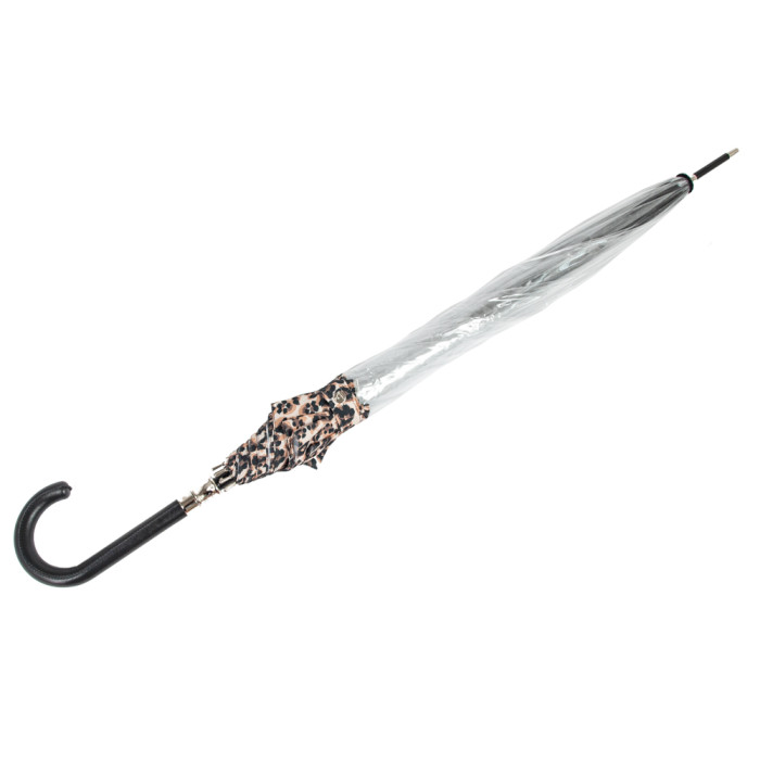 Жіноча парасолька Fulton Birdcage-2 Luxe L866 Natural Leopard (Леопард)