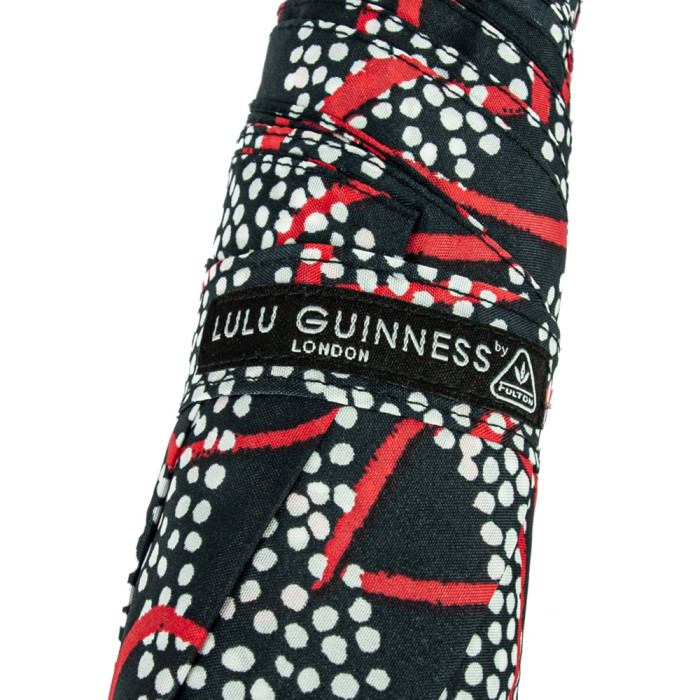 Женский зонт Lulu Guinness by Fulton Minilite-2 L869 Dotty Lips (Губы)