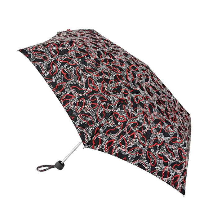 Женский зонт Lulu Guinness by Fulton Minilite-2 L869 Dotty Lips (Губы)