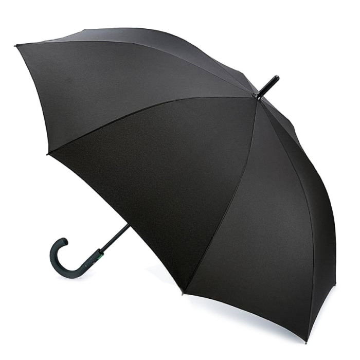 Мужской зонт-трость антишторм Fulton Typhoon-1 G844 Black (Черный)