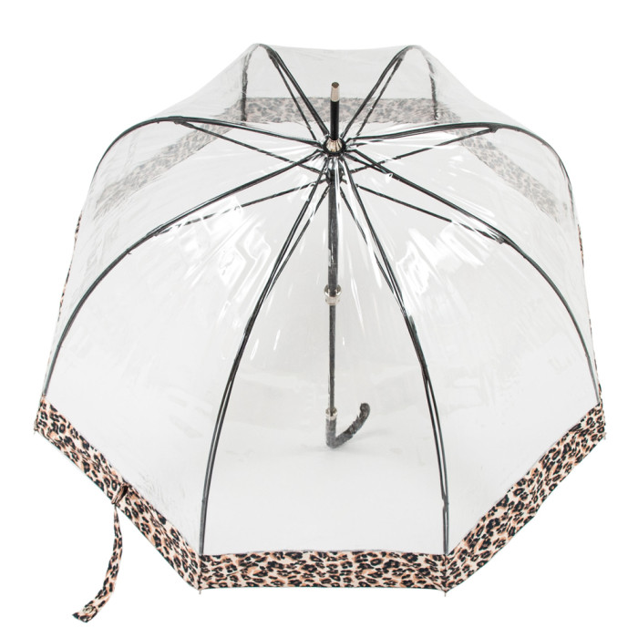 Жіноча парасолька Fulton Birdcage-2 Luxe L866 Natural Leopard (Леопард)