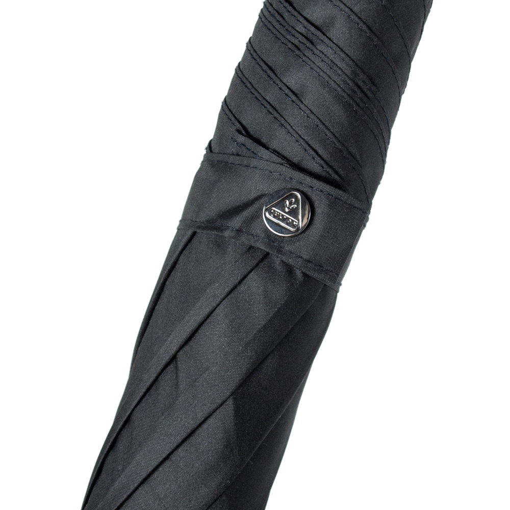 Мужской зонт-трость антишторм Fulton Typhoon-1 G844 Black (Черный)