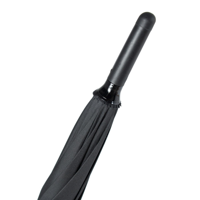 Мужской зонт-трость антишторм Fulton Typhoon-1 G844 Black (Черный)