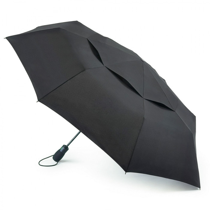 Мужской зонт антишторм Fulton Tornado G840 Black (Черный) 