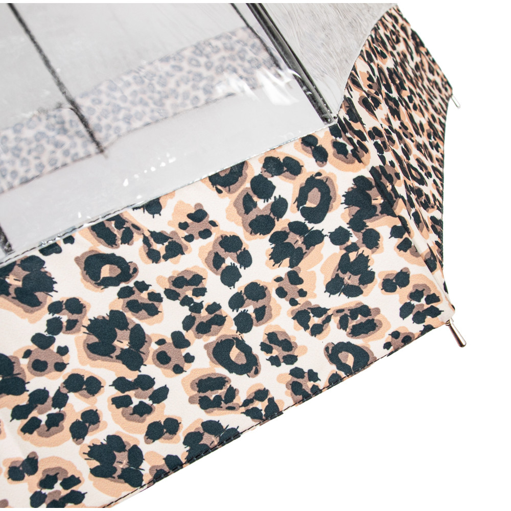 Жіноча парасолька Fulton Birdcage-2 Luxe L866 Natural Leopard (Леопард)