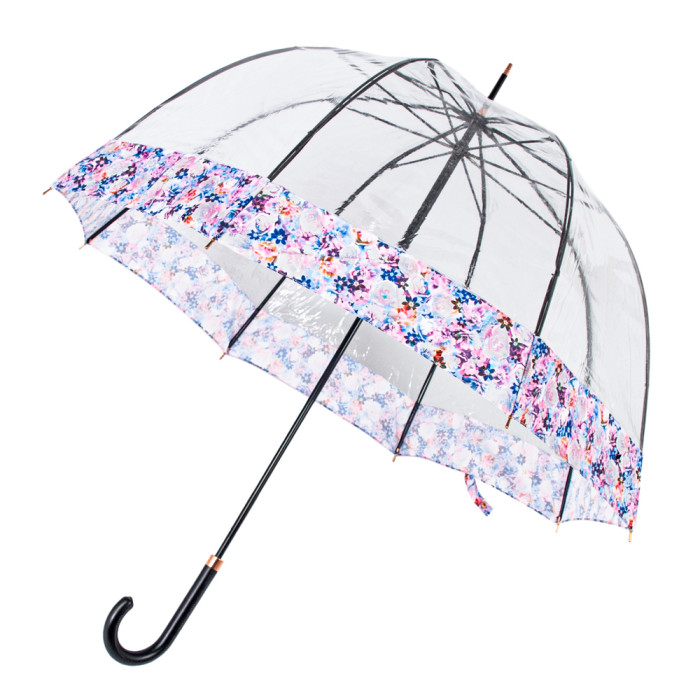 Жіноча парасолька Fulton Birdcage-2 Luxe L866 Digital Blossom (Квітка)