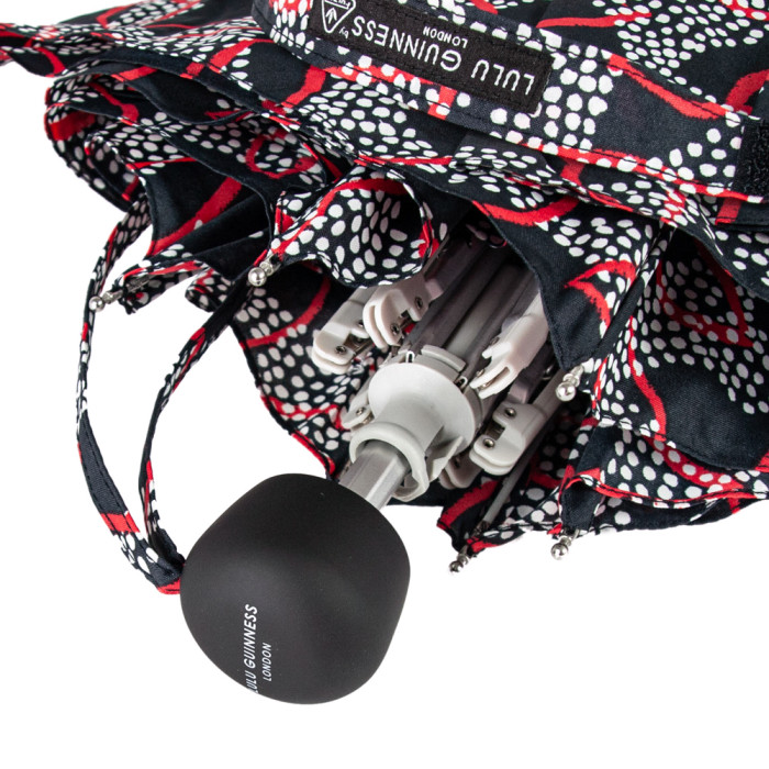 Женский зонт Lulu Guinness by Fulton Minilite-2 L869 Dotty Lips (Губы)