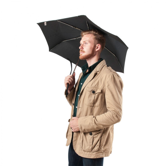 Зонт Fulton Miniflat-1 L339 - Black (Черный)