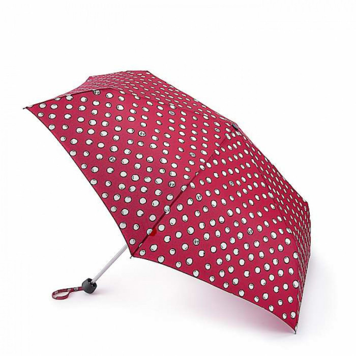 Женский зонт Lulu Guinness by Fulton Minilite-2 L869 Polka Pearls (Жемчужный горох)