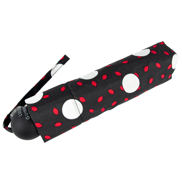 Женский зонт Lulu Guinness by Fulton Minilite-2 L869 Polka Lips (Горошек)