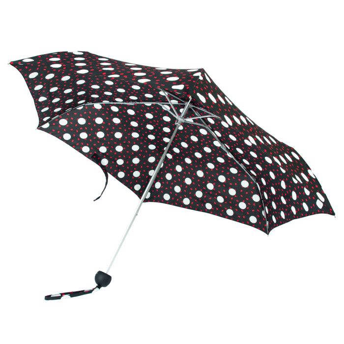 Женский зонт Lulu Guinness by Fulton Minilite-2 L869 Polka Lips (Горошек)